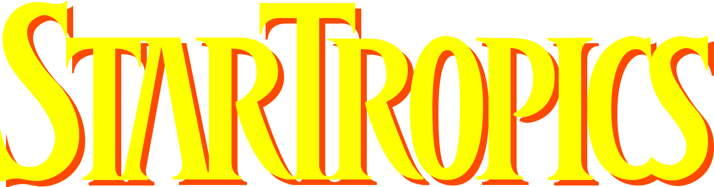Star Tropics logo for NES